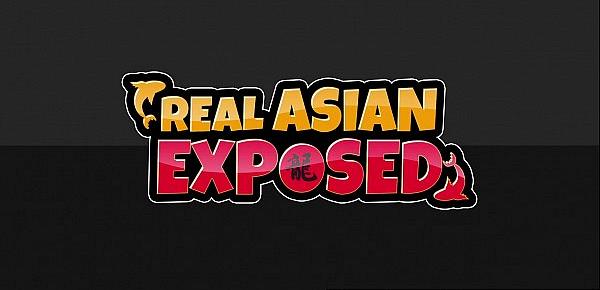  RealAsianExposed - Ariel Rose Gets Bent Over And Plowed